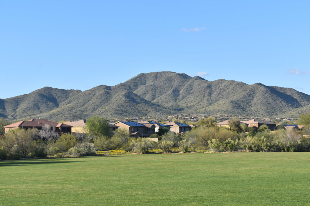 home loans for every buyer in grimes county, beautiful view daisy mountain landscape with green grass park foreground